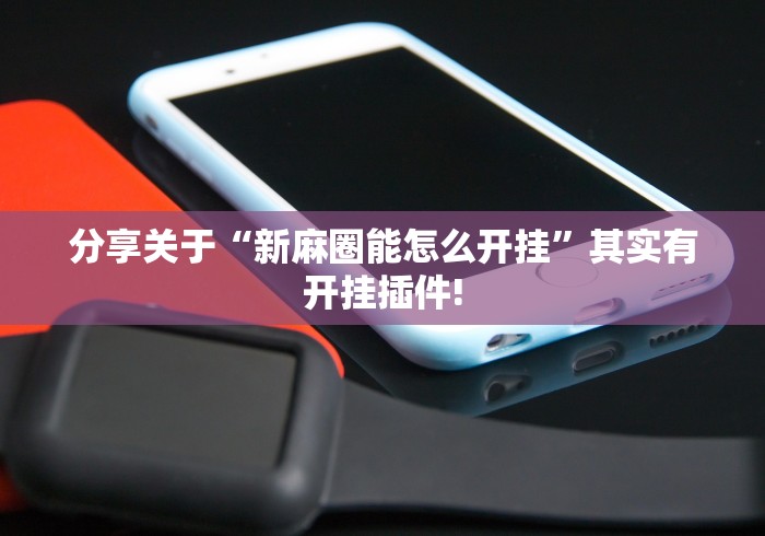 分享关于“新麻圈能怎么开挂”其实有开挂插件!