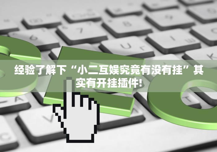 经验了解下“小二互娱究竟有没有挂”其实有开挂插件! 经验了解下“小二互娱究竟有没有挂”其实有开挂插件!