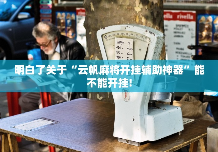 明白了关于“云帆麻将开挂辅助神器”能不能开挂!