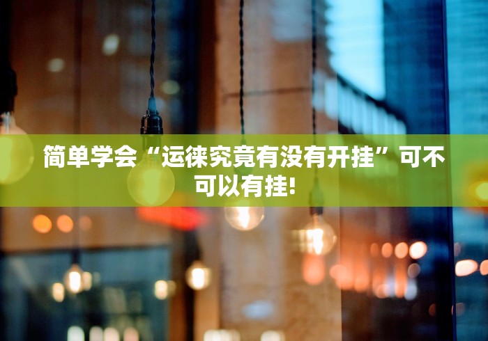 实测分享“白金岛跑胡子透视挂神器”其实有开挂插件!