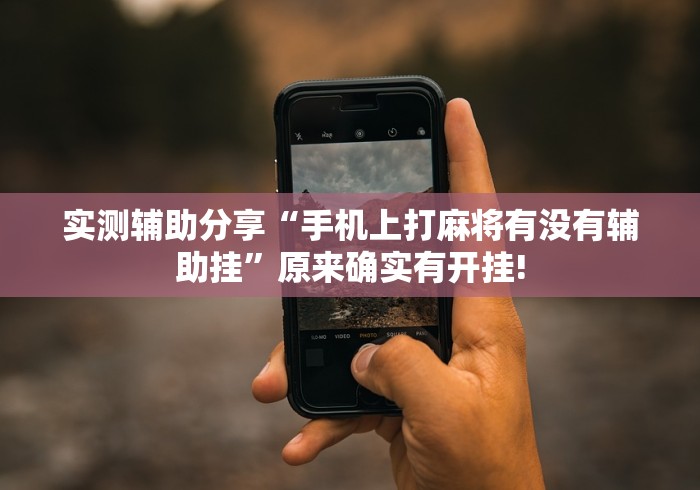 实测辅助分享“手机上打麻将有没有辅助挂”原来确实有开挂!