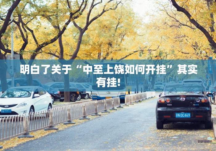 明白了关于“中至上饶如何开挂”其实有挂!