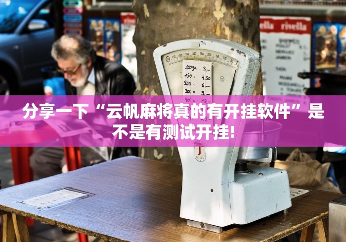 分享一下“云帆麻将真的有开挂软件”是不是有测试开挂!