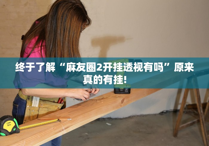 终于了解“麻友圈2开挂透视有吗”原来真的有挂!