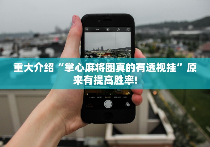 重大介绍“掌心麻将圈真的有透视挂”原来有提高胜率!